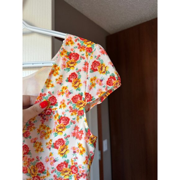 Forever 21 Floral Fit & Flair Mini Dress - Picture 4 of 4